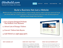 Tablet Screenshot of isitebuild.com